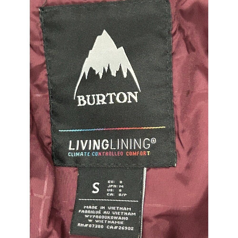 Burton Small Ski/Snowboard Full Zip Hooded Jet Set Jacket Women's - Picture 3 of 16
